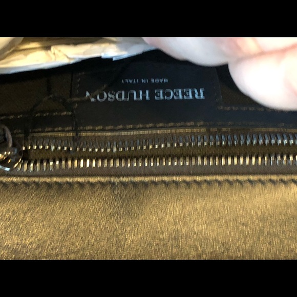 Reece Hudson leather siren crossbody w/ chain NWT - Picture 6 of 7